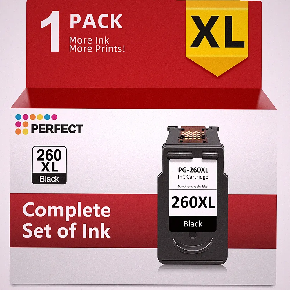 1 PACK PG-260XL Black Ink Printer Cartridge for Canon 260XL PIXMA TS5320 TS6420