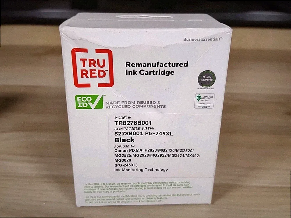 1x PG-245XL Black Ink Cartridge For Canon PIXMA MG2920 MG2522 MG2550 MX492 490