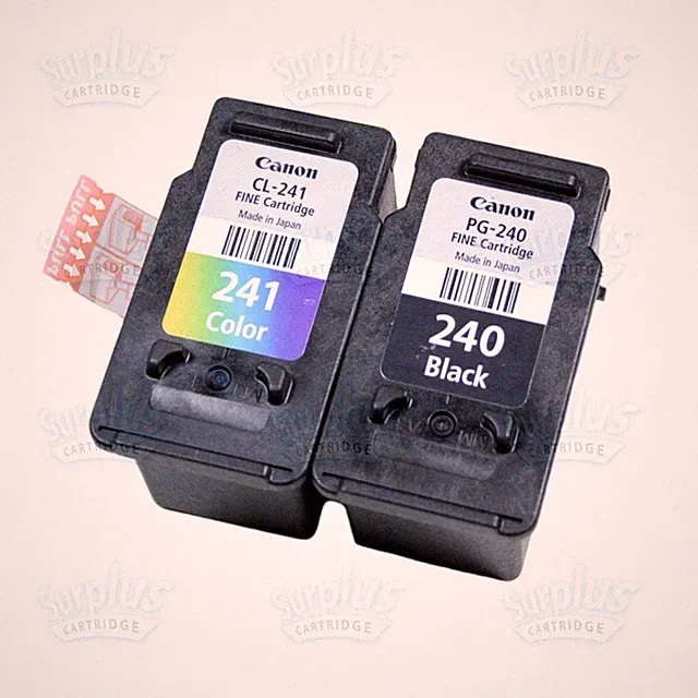 2PK Genuine Canon PG-240 & CL-241 FINE Color MG2120 MG4120 MG3120 MX532 MX472