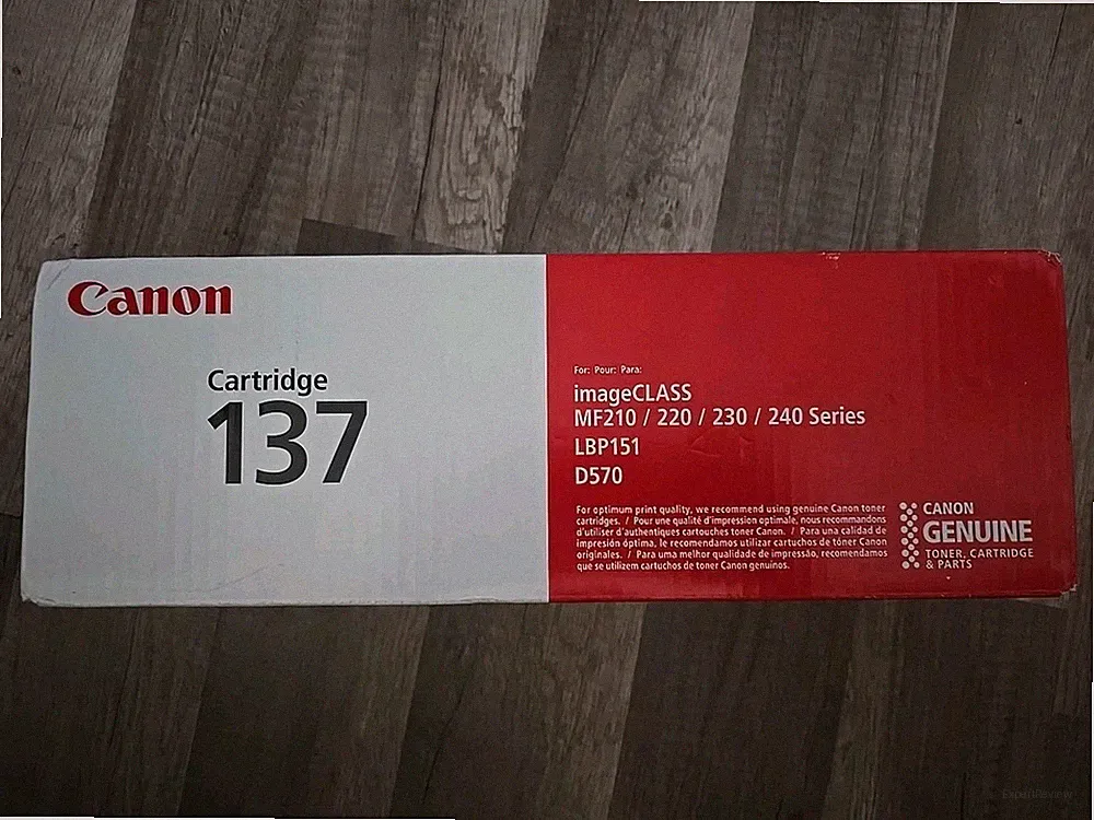 Canon Genuine 137 Replacement Toner Cartridge - Black