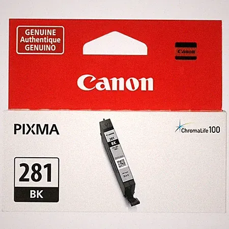 Canon PIXMA 281 Black BK ChromaLife 100 Ink Tank Printer Cartridge Genuine NEW