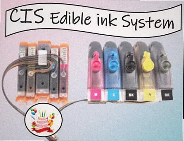 CIS With Edible Ink For Canon PIXMA TS702 Printers