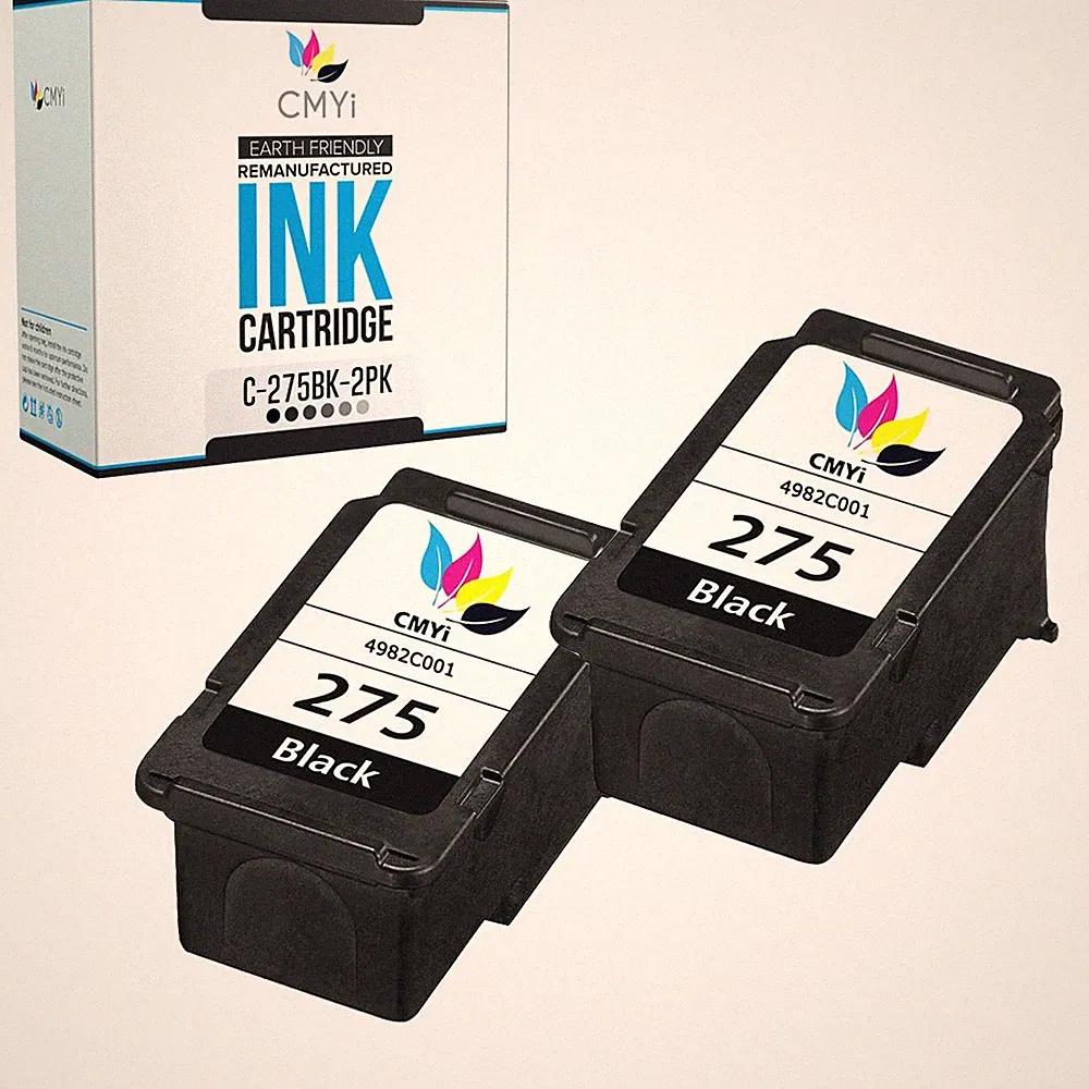 CMYi 2X 275 Ink Cartridge Compatible for Canon PIXMA TS3520 TS3522 TS3720 TS3722