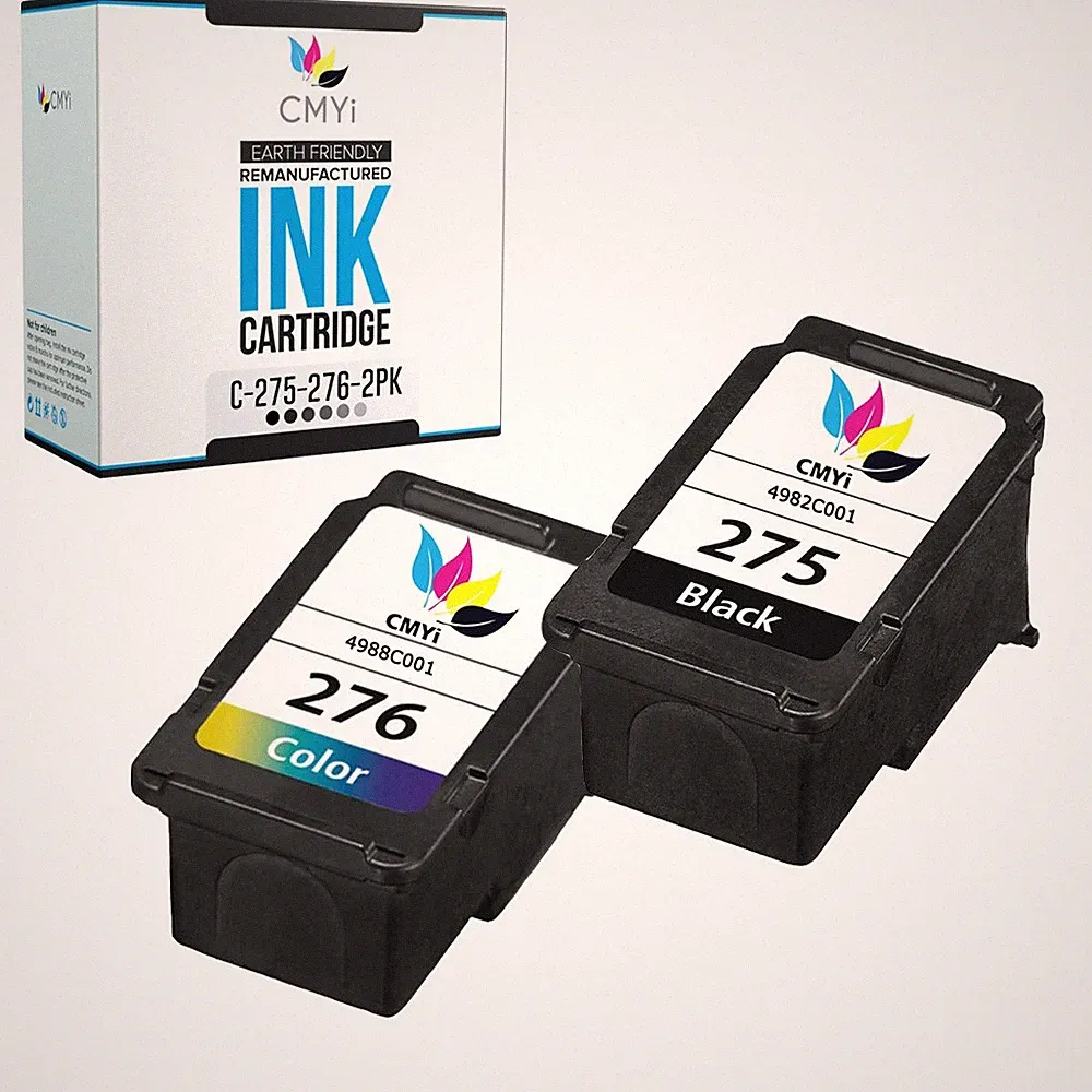 CMYi PG-275 CL-276 Ink Cartridges Lot for Canon 275 276 Combo Pack Fits PIXMA