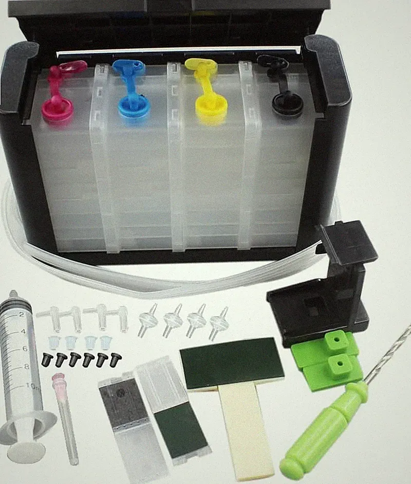 Continuous Ink System DIY Kits Compatible for Canon PIXMA MG3020 Ip2820 MG2420 M