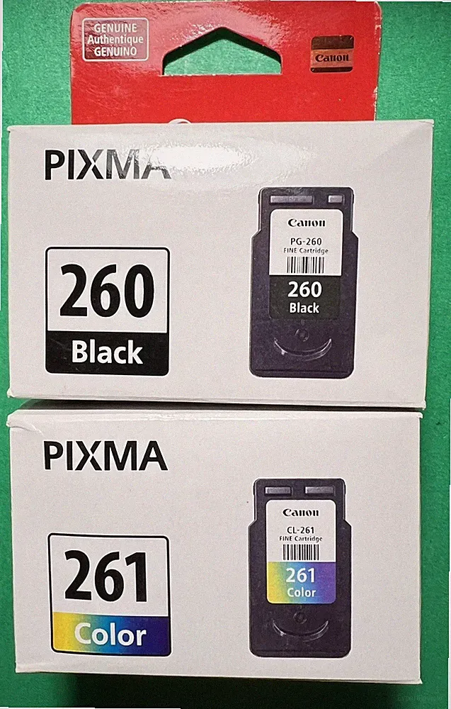 Genuine Canon 260 261 Ink Cartridge Combo-For TS5320 6420 TR7020 Printer-OEM-2PK