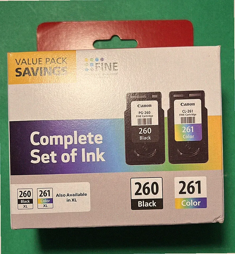 Genuine Canon 260 261 Ink Cartridge for TS6420 6420a TR7020 Printer-NEW