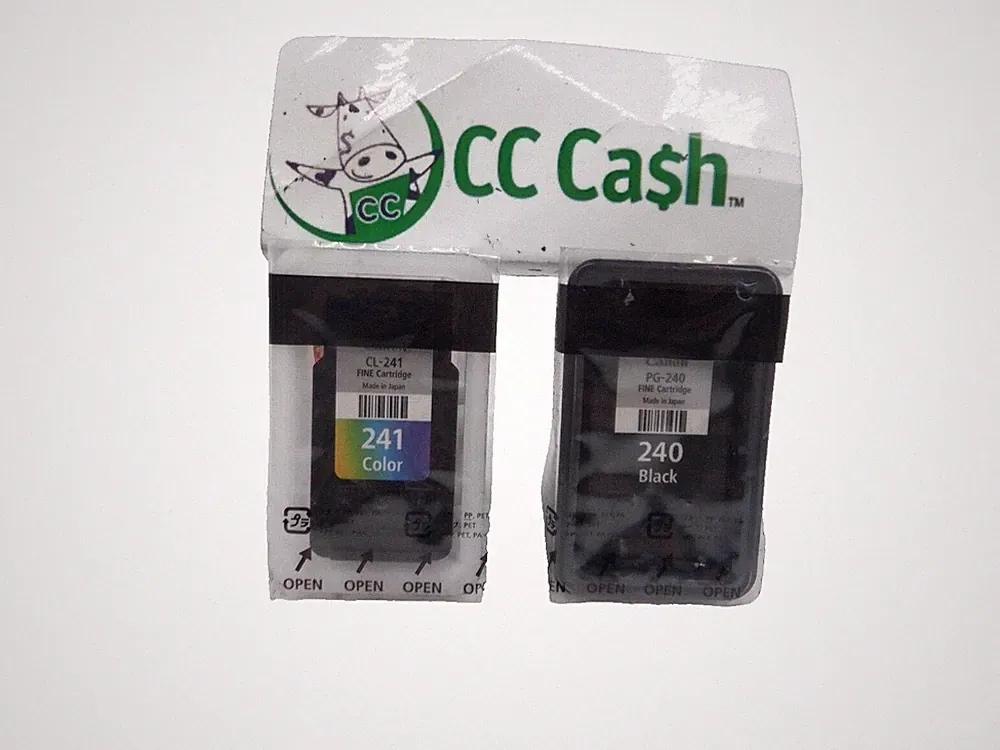 Genuine OEM Canon PG-240 Black & CL-241 Color Ink Bulk Packaging FREE SHIPPING