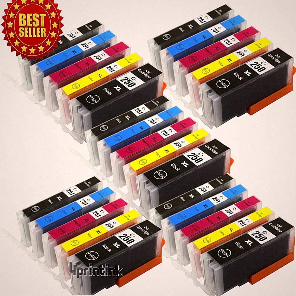 Ink Cartridges for Canon PGI-250XL CLI-251XL Pixma MG5620 MG5520 MG6620 MX922