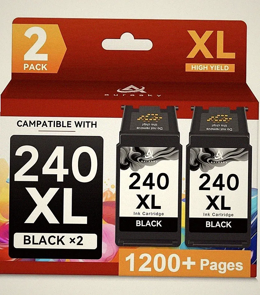 PG 240XL CL-241XL Ink Printer Cartridge for Canon 240 241 PIXMA MG and MX Series