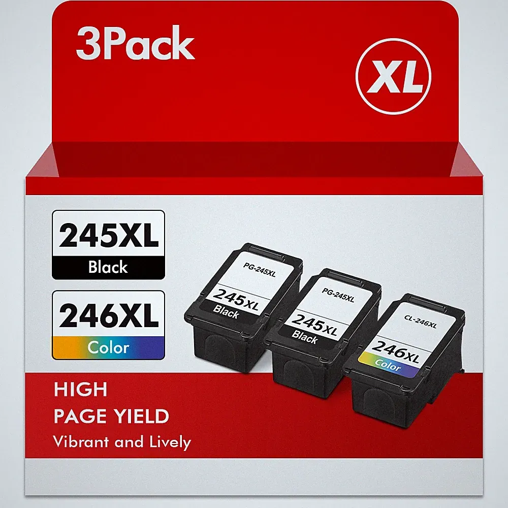 PG-245XL CL-246XL Ink Cartridges for Canon PIXMA MG2522 MG2520 TR4520 MX490 LOT