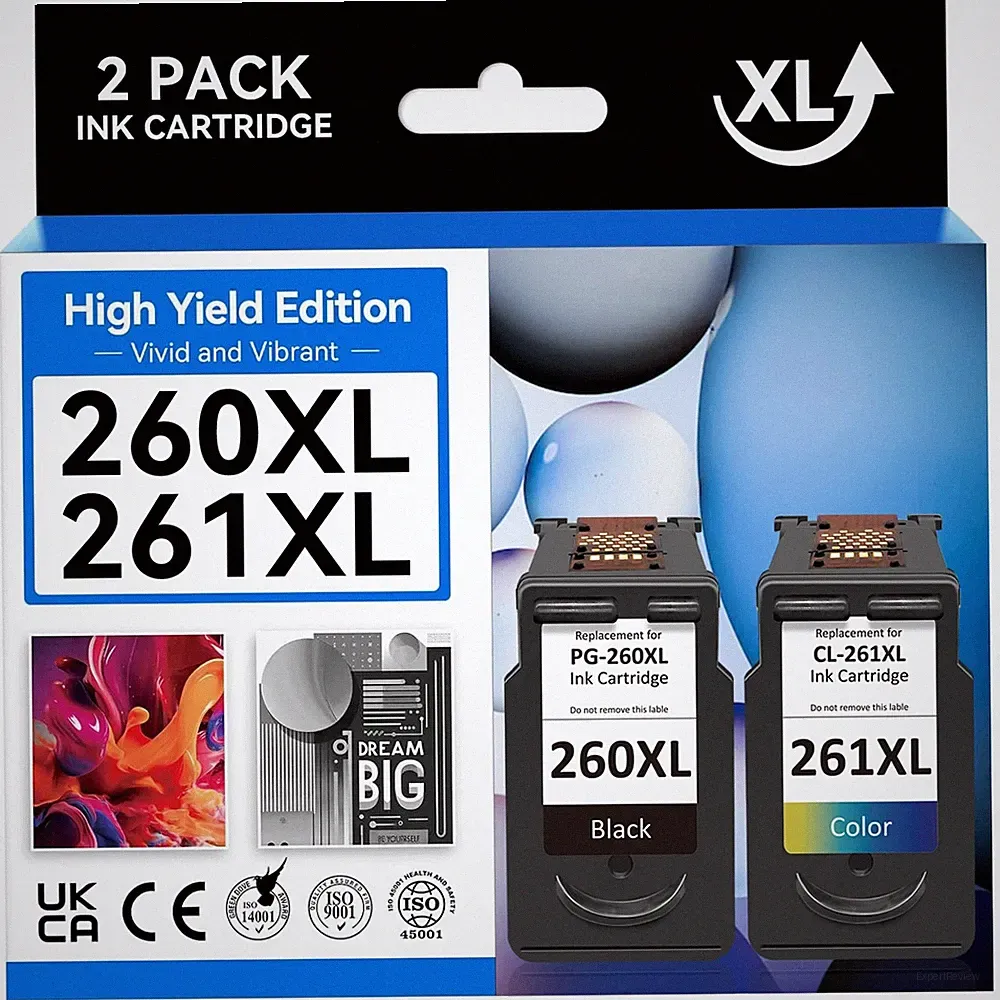 PG-260XL CL-261XL Printer Cartridge for Canon 260 Ink PIXMA TS5320 TS6420 TS5300