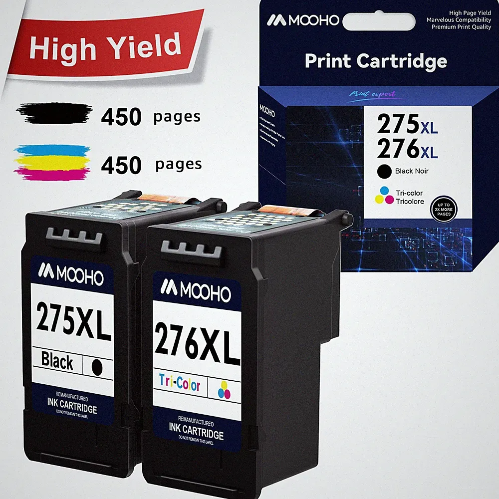 PG-275XL Black Ink Cartridge compatible for Canon 275 PIXMA TR4720 TS3500 TS3722