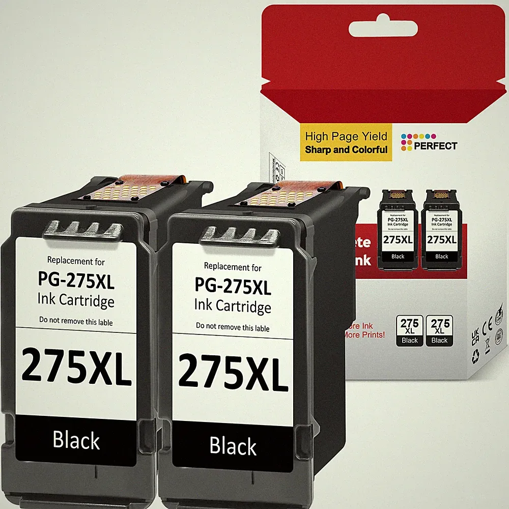 PG-275XL Black Ink Cartridge for Canon Pixma TS3522 TR4720 TS3500 TR4700 Printer