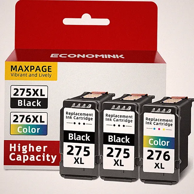 PG-275XL CL-276XL Ink Cartridge Compatible with Canon Pixma TS3522 TR4720 TR4722