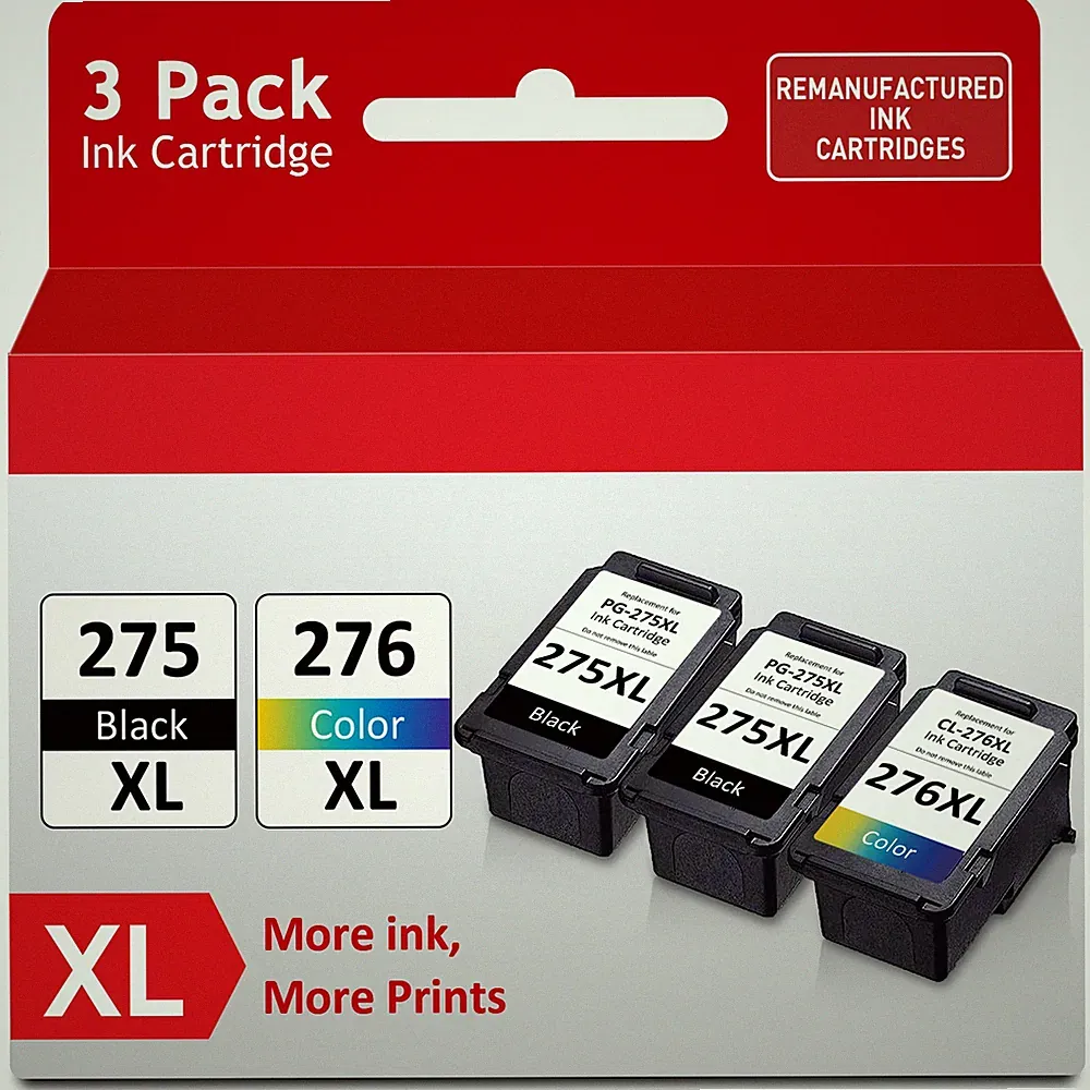 PG 275XL CL 276XL Ink Cartridge for Canon 275 PIXMA TS3500 TS3520 TR4700 TR4722