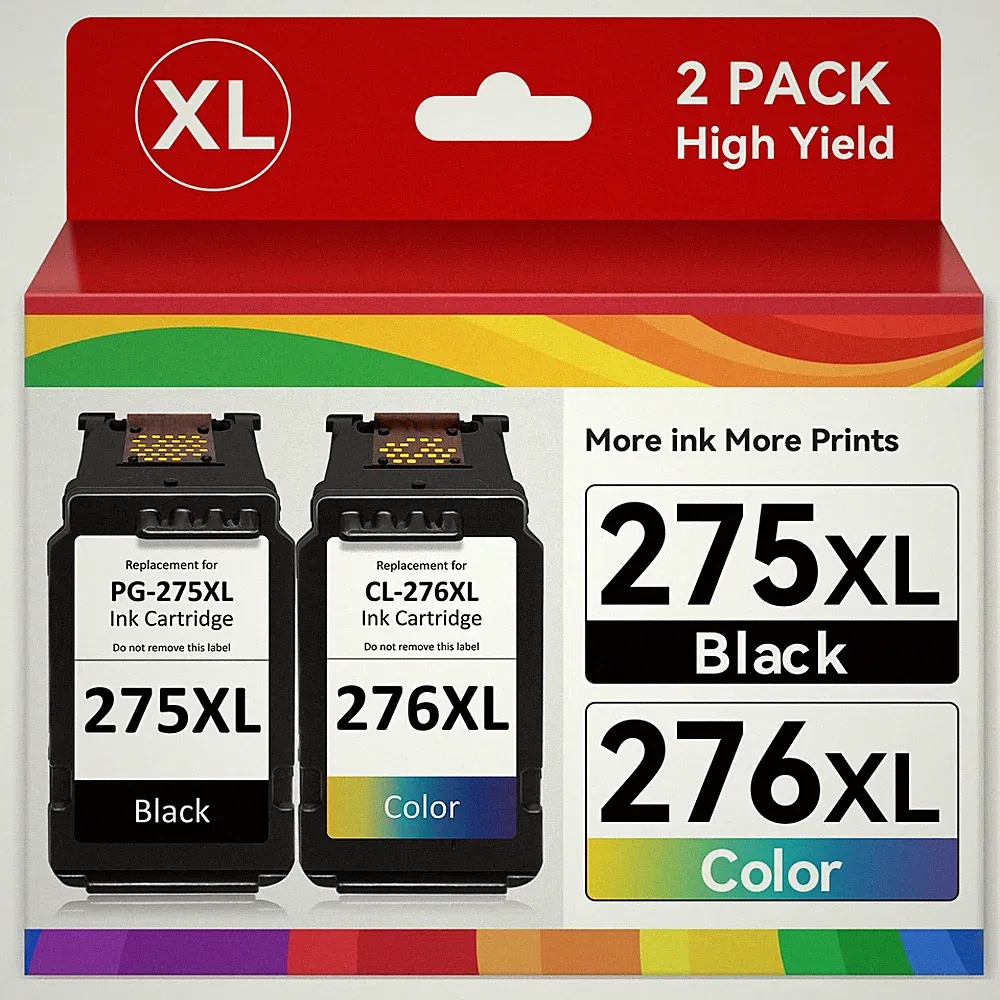 PG-275XL CL-276XL Ink Cartridge for Canon 275 Pixma TS3722 TS3522 TR4722 TR4720