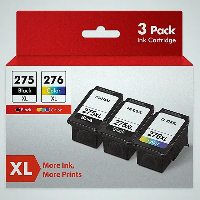 PG-275XL CL-276XL Ink Cartridge for Canon Pixma TS3722 TS3522 TR4722 TR4720 LOT