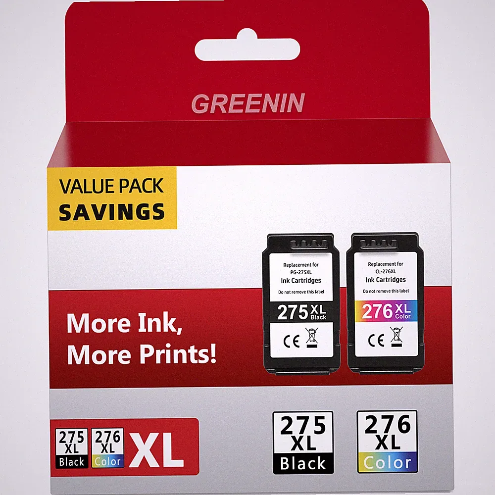 PG-275XL CL-276XL Ink Cartridges for Canon Pixma TR4722 TR4700 TS3722 Printer