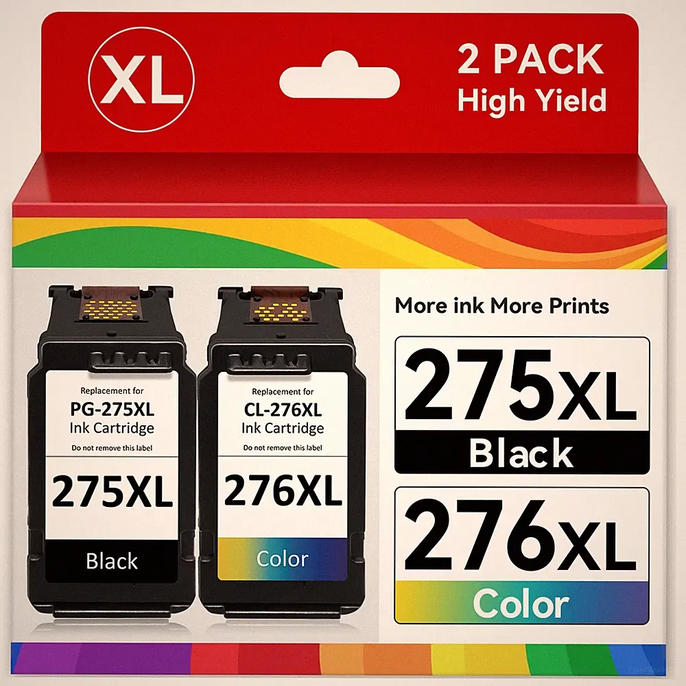 PG-275XL CL-276XL Ink Cartridges for Canon Pixma TS3722 TS3720 TR4700 TS3500 Lot