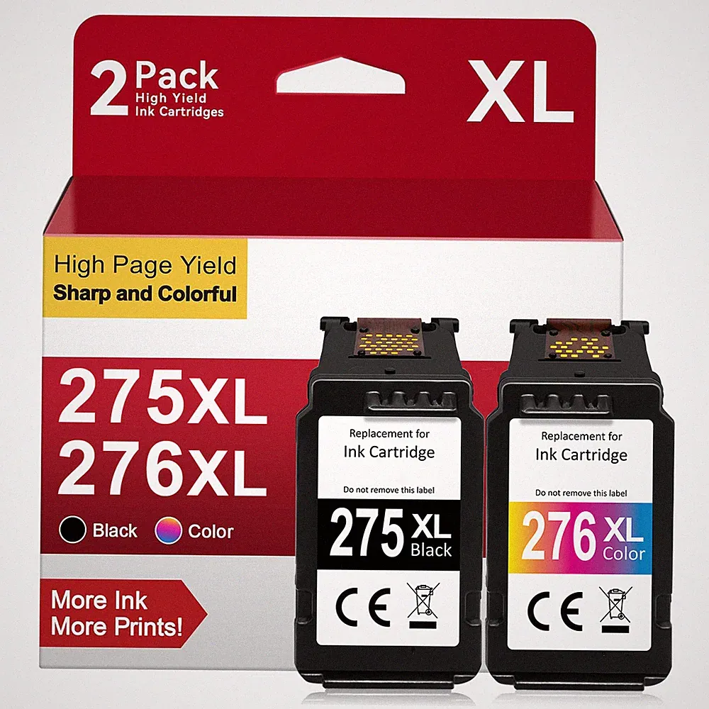 PG-275XL CL-276XL Ink Compatible with Canon Pixma TS3522 TS3520 TR4722 TS3722
