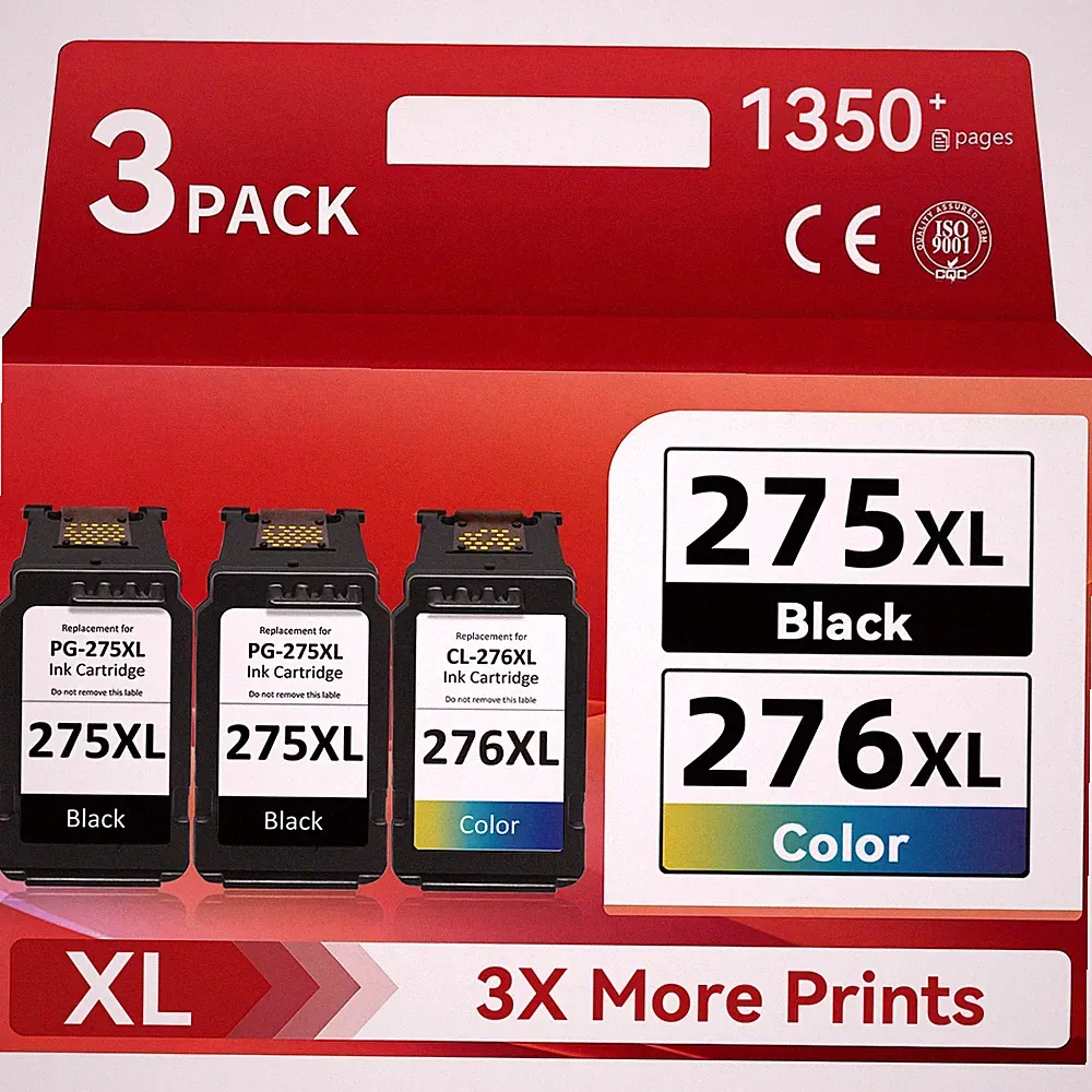 PG-275XL CL-276XL Ink Printer for Canon PIXMA TS3722 TR4720 TS3700 TR4700 TS3522