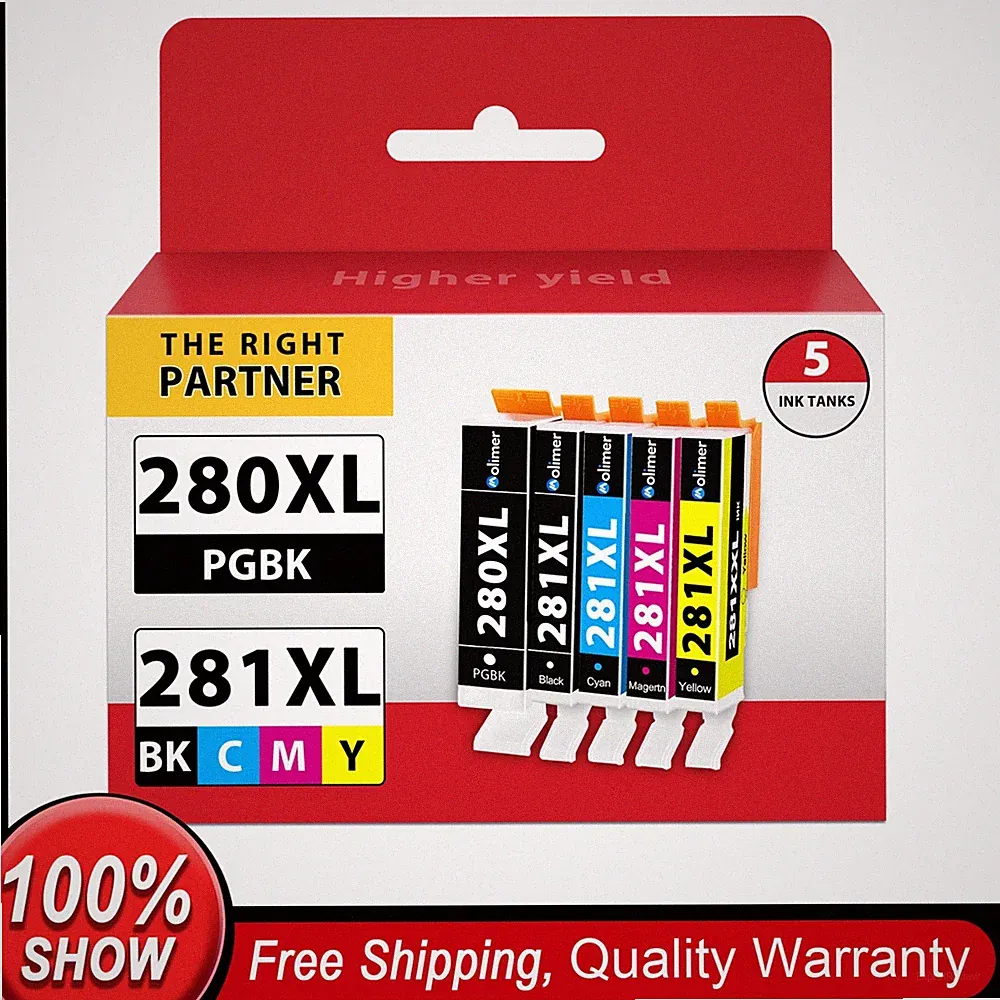 PGI280XL CLI281XL Ink for Canon PIXMA TS6220 TR8622a TS8222 TR8620a TR8622