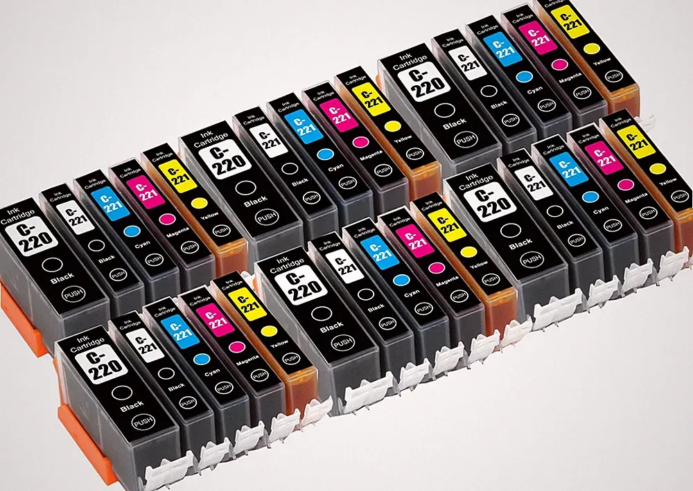 Printer Ink Tanks for PGI-220 CLI 221-Canon Pixma MP560 MP620 MP640 iP4600 MX870